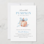 Schattige pompoen Baby shower Kaart (Voorkant)