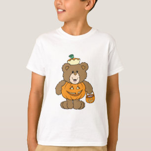 Schattige Pompoen Beer T-shirt