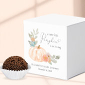 Schattige pompoen bloemig Baby shower dank u Bedankdoosjes