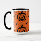 Schattige Pompoen Gelukkig Halloween Mok (Links)
