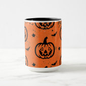 Schattige Pompoen Gelukkig Halloween Mok (Midden)