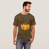 Schattige Pompoen "Hallo" T-shirt (Voorkant volledig)
