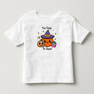 Schattige Pompoen Heks Halloween Vector Kunst Kinder Shirts