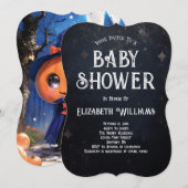 Schattige pompoen Jackolantern Halloween Baby show Kaart (Voorkant / Achterkant)