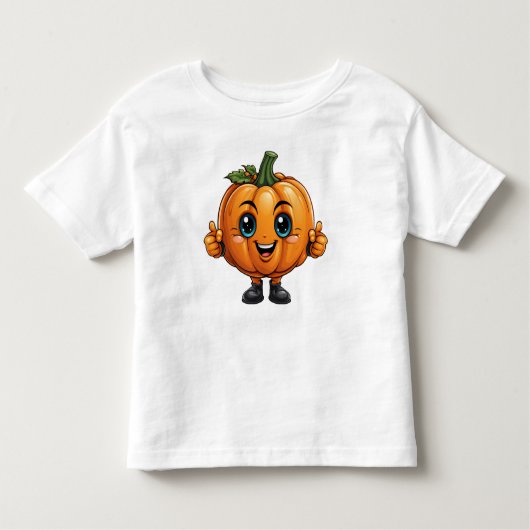 Schattige Pompoen met gezicht Kinder Shirts (Voorkant)