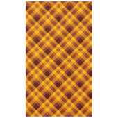 Schattige pompoen Sinaasappel geruite grote tafelk Tafelkleed (Voorkant)