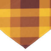 Schattige pompoen Sinaasappel geruite grote tafelk Tafelkleed (Gekanteld)