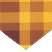 Schattige pompoen Sinaasappel geruite kleine tafel Tafelkleed (Gekanteld)