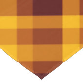 Schattige pompoen Sinaasappel geruite medium tafel Tafelkleed (Gekanteld)