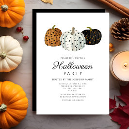 Schattige pompoenen Halloween Kaart