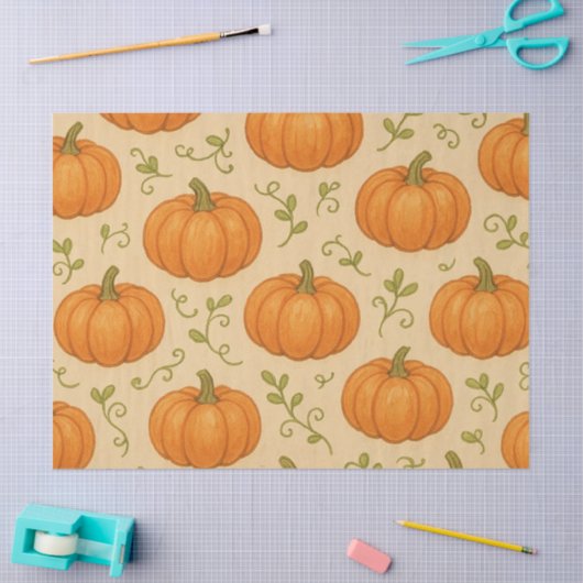 Schattige pompoenpapier - Halloween Gift Wrappin Tissuepapier (Craft)