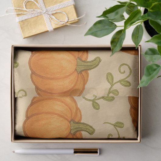 Schattige pompoenpapier - Halloween Gift Wrappin Tissuepapier (Geschenk)