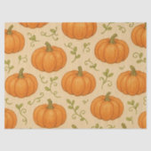 Schattige pompoenpapier - Halloween Gift Wrappin Tissuepapier (Voorkant)