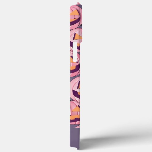 Schattige pompoenpatroon Halloween gepersonaliseer Case-Mate iPhone Case (Achterkant / Rechts)