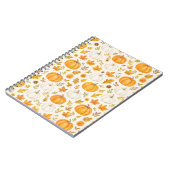 Schattige pompoenpatroon | Thanksgiving Notitieboek (Linkerzijde)