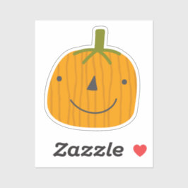 Schattige pompoensticker sticker