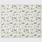 Schattige Ponies inpakpapier (Vlak)