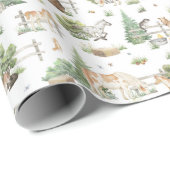 Schattige Ponies inpakpapier (Rol Hoek)