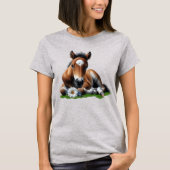 Schattige Pony veulen T-shirt (Voorkant)