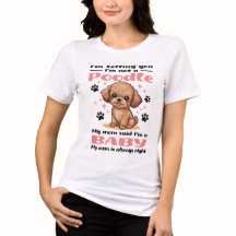 Schattige Poodle Baby Hond Moeder