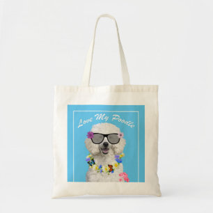 Schattige Poodle Tote Bag