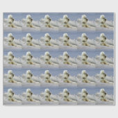 Schattige poolijsblokje & Arctic Beer Cadeaupapier (Vlak)