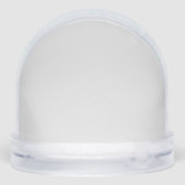 Schattige poolvos sneeuwbol (Achterkant)