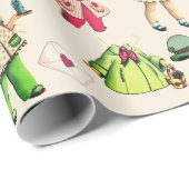 Schattige,  pop en outfits voor papier (Rol Hoek)