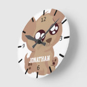 Schattige pop ronde klok (Hoek)