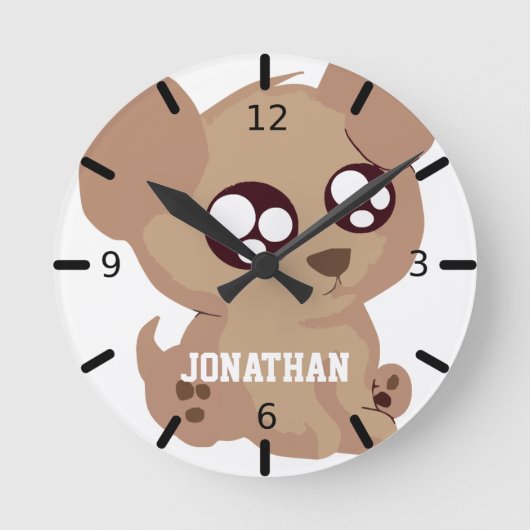 Schattige pop ronde klok (Voorkant)