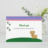 Schattige pop-uppagina met creditcard bedankkaart (Staand voorkant)