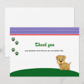 Schattige pop-uppagina met creditcard bedankkaart (Voorkant / Achterkant)