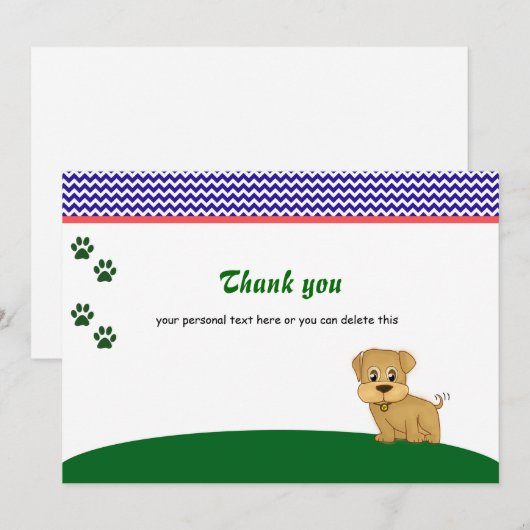 Schattige pop-uppagina met creditcard bedankkaart (Voorkant / Achterkant)