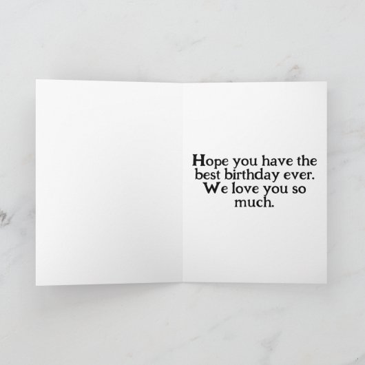 Schattige Posing Baby Kitten Illustratie Kaart (Binnen)