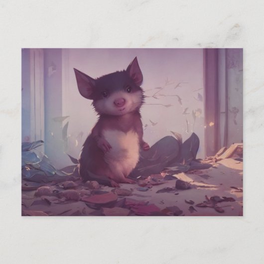 Schattige Possum Ansichtkaart Briefkaart (Voorkant)