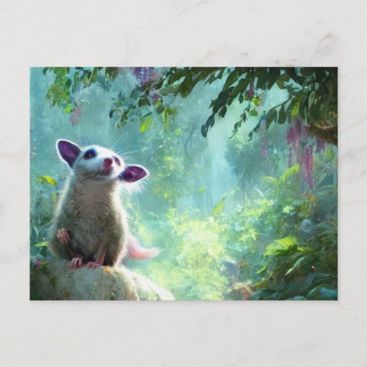 Schattige Possum Ansichtkaart Briefkaart (Voorkant)