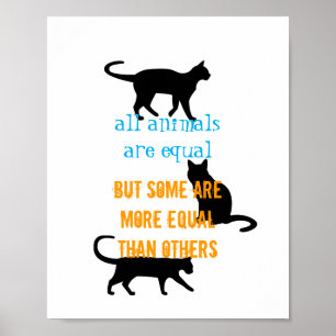 schattige poster-aanhalingsmuur voor kattenliefheb poster
