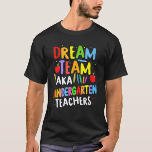 Schattige Potlood Appel Kleuterleidsters Terug Naa T-shirt