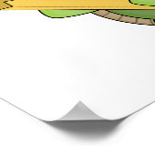 schattige potloodschildpad poster (Hoek)