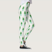 Schattige potten Snake Plant Pattern Leggings (Rechts)