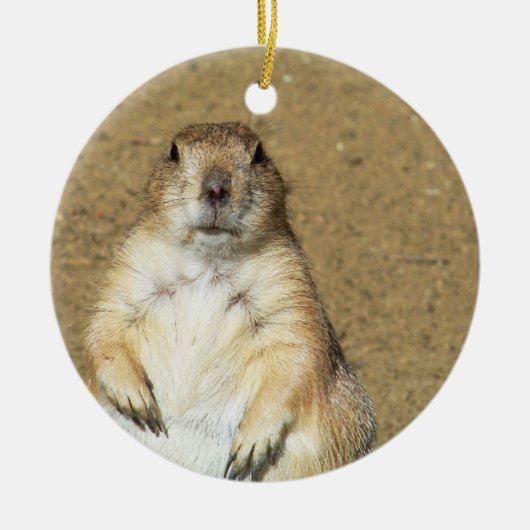 Schattige Prairie Dog Ornament (Voorkant)