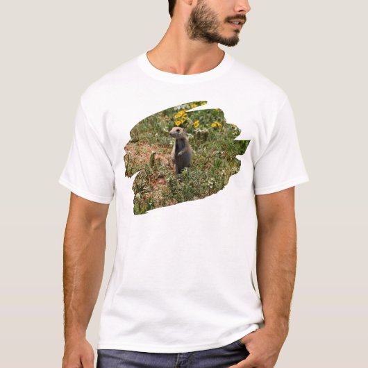 Schattige prairiehond t-shirt (Voorkant)