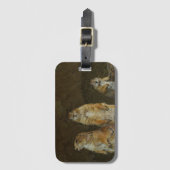 Schattige Prairiehonden Bagagelabel (Voorkant (verticaal))