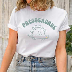 Schattige Pregosaurus Shirt voor Mama to Be
