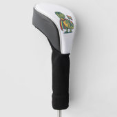 Schattige Pride Dinosaur Vector T-shirt Ontwerp_1 Golfheadcover (Schuin)