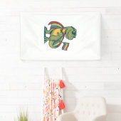 Schattige Pride Dinosaur Vector T-shirt Ontwerp_1 Spandoek (Insitu)