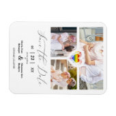 Schattige Pride Rainbow Heart Lesbisch Gay 3 foto' Magneet (Horizontaal)
