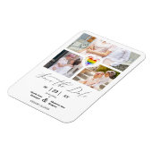 Schattige Pride Rainbow Heart Lesbisch Gay 3 foto' Magneet (Linkerzijde)