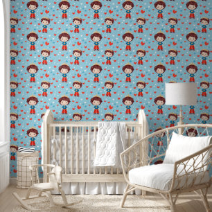 Schattige Prince Pattern Behang