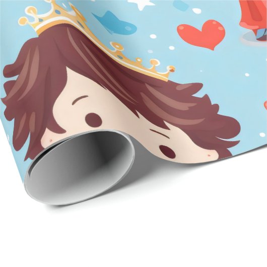 Schattige Prince Pattern Cadeaupapier (Rol Hoek)
